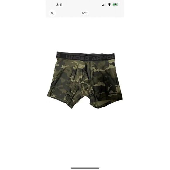 Under armour Boxers Mens 3XL BoxerJock O Series 6 Inch Green Camouflage - Picture 1 of 4